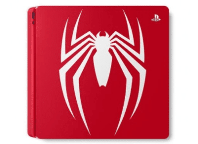 Console SONY PS4 Slim Spider-Man Rouge Blanc 1 To Sans Manette