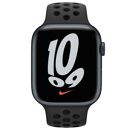 Montre connectée APPLE Watch Series 7 Nike Silicone Noir 45 mm