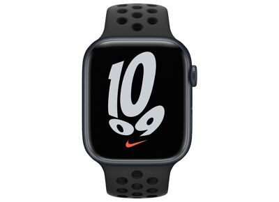 Montre connectée APPLE Watch Series 7 Nike Silicone Noir 41 mm