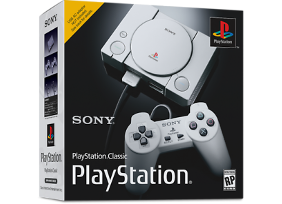 Image Console SONY PlayStation Classic Gris 16 Go + 1 manette + 20 jeux