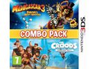 Jeux Vidéo Combo Pack Madagascar 3 Bons Baisers d'Europe + Les Croods Fête Préhistorique 3DS