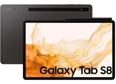 Tablette SAMSUNG Galaxy Tab S8 SM-X700 Noir Graphique 128 Go Wifi 11