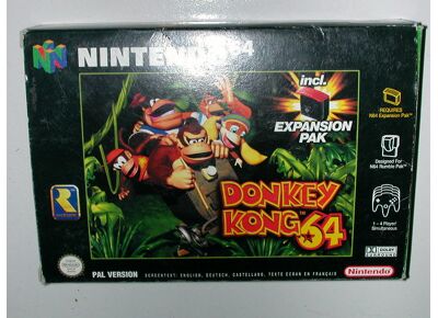 Jeux Vidéo Donkey Kong 64 (with ram pack) Nintendo 64
