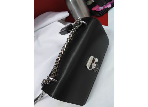 Image Sac à main KARL LAGERFELD Porté Croisé Cuir Noir
