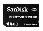 Acc. de jeux vidéo SANDISK Memory Stick Pro Duo 4 GB