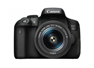 Appareils photos numériques CANON Reflex EOS 750D Noir + EF-S 18-55mm III Noir