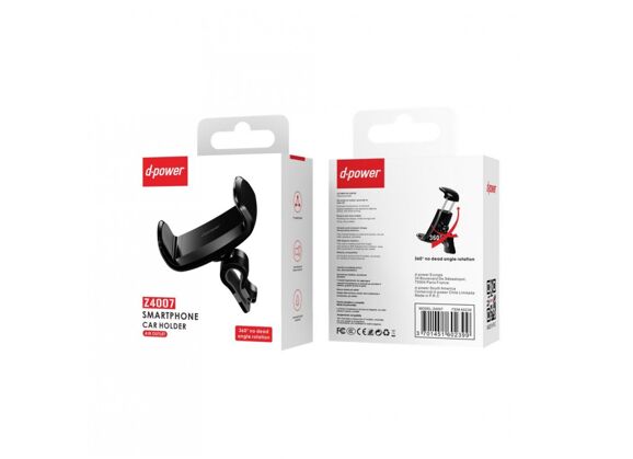 Image D-POWER Z4007 Support Voiture Noir