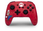 Acc. de jeux vidéo POWERA Manette Sans Fil Mario Here We Go Rouge Noir Nintendo Switch