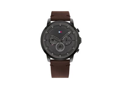 Montre Homme TOMMY HILFIGER TH.410.1.34.2973 Cuir Marron 44 mm