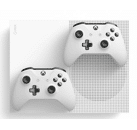 Console MICROSOFT Xbox One S Blanc 500 Go + 2 Manettes