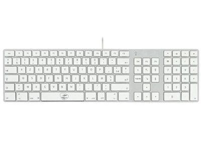 Claviers MOBILITY LAB ML300368 Design Touch Filaire Blanc
