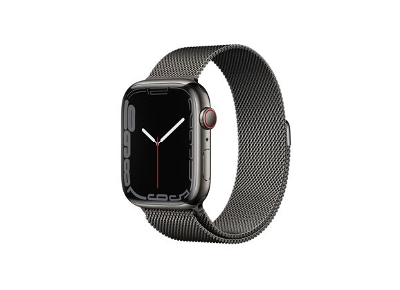 Image Montre connectée APPLE Watch Series 7 Acier Graphite 45 mm Cellular