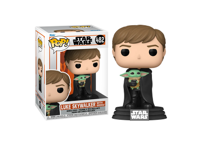 Image Figurines FUNKO POP! 482 Star Wars Luke Skywalker With Grogu