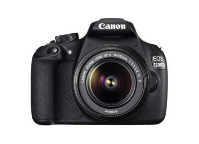 Appareils photos numériques CANON Reflex EOS 1200D Noir + 18-55 mm f/3.5-5.6 III Noir