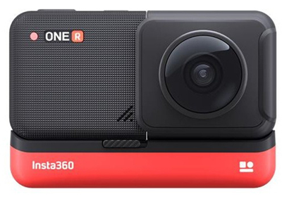 Image Sports d'action caméra INSTA 360 ONE R Noir Rouge