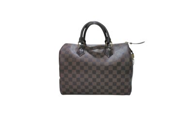 Sac à main LOUIS VUITTON Speedy 30 Porté Main Toile Enduite Damier Ebène