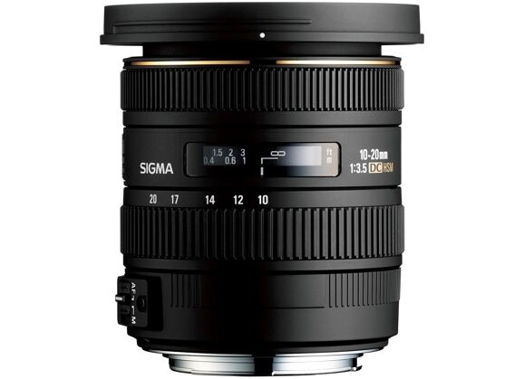 Image Objectif photo SIGMA 10-20 mm F3,5 EX DC HSM Monture Canon
