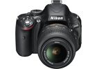 Appareils photos numériques NIKON Reflex D5100 Noir + AF-S DX Nikkor VR 18-55 mm f/3.5 - 5.6 G VR Noir