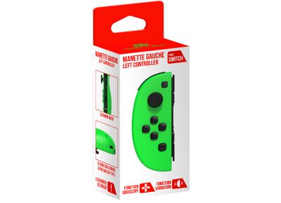 Acc. de jeux vidéo FREAKS AND GEEKS Manette Sans Fil Joy-Con Gauche Vert Nintendo Switch