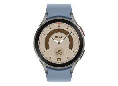 Montre connectée SAMSUNG Watch 5 Pro SM-R920 Caoutchouc Bleu 45 mm