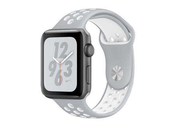 Image Montre connectée APPLE Watch Series 4 Nike Edition Blanc Gris 44 mm Cellular