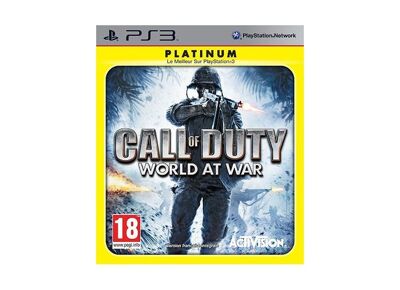 Image Jeux Vidéo Call Of Duty World At War Edition Platinum PlayStation 3 (PS3)