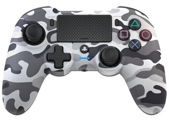 Image Acc. de jeux vidéo NACON Manette Sans Fil Asymmetric Camouflage Gris PS4