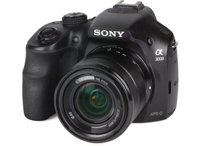 Appareils photos numériques SONY Reflex Alpha 3000 Noir + 18-55 mm  f/3.5-5.6 OSS Noir
