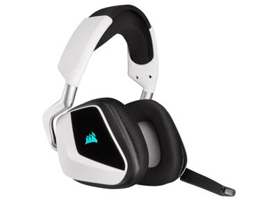 Image Casques écouteurs pour ordinateur CORSAIR Void RGB Elite Sans Fil Blanc