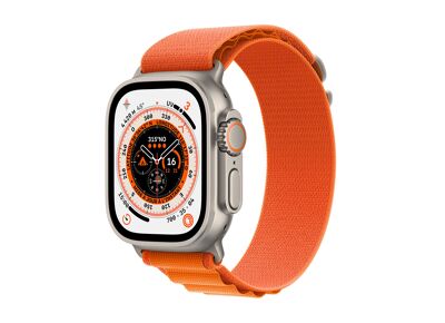 Montre connectée APPLE Watch Ultra Nylon Orange 49 mm Cellular