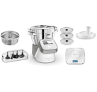 Image Robots de cuisine MOULINEX I-Companion Touch XL HF938E00 Blanc Gris