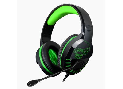 Casques écouteurs pour ordinateur SPIRIT OF GAMER PRO H3 Noir Vert Filaire Xbox