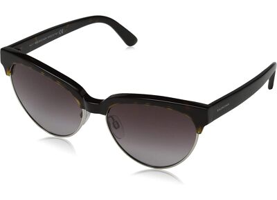 Image Lunettes de soleil BALENCIAGA BA0127-56T-57 Plastique Marron 57 mm