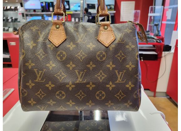 Image Sac à main LOUIS VUITTON Speedy 25 Porté Main Cuir Marron