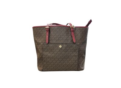 Image Sac à main MICHAEL KORS Jet Set Porté Epaule Synthétique Marron