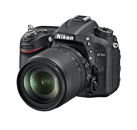 Appareils photos numériques NIKON Reflex D7100 Noir + 18-105 mm f/3.5-5.6G Noir