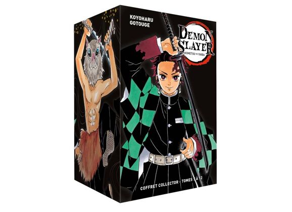 Image Demon slayer : Kimetsu no yaiba : coffret collector tomes 7 à 12