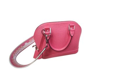 Image Sac à main LOUIS VUITTON Alma BB Porté Croisé Cuir Epi Rose