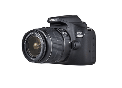 Appareils photos numériques CANON Reflex EOS 2000D Noir + EF-S 18-55 mm Noir