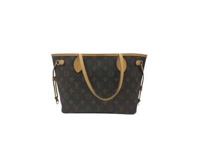 Image Sac à main LOUIS VUITTON Neverfull PM Porté Epaule Toile Enduite Monogram Ebène