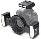 Flashs MEIKE MK-MT24II-C 2.4g Macro Twin Flash Kit Monture Canon