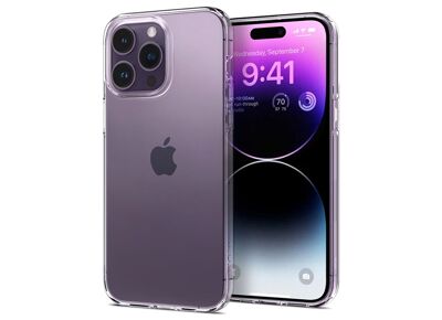 Image Coques et Etui NEWCOM Coque Silicone Transparent iPhone 14 Pro Max