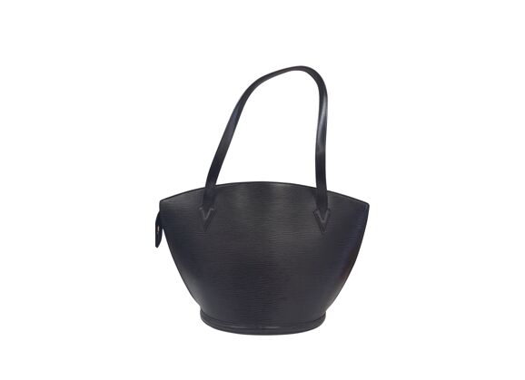 Image Sac à main LOUIS VUITTON Saint Jacques Porté Epaule Cuir Epi Noir