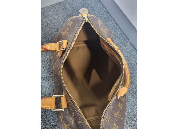 Image Sac à main LOUIS VUITTON Speedy 30 Porté Main Cuir Monogram marron