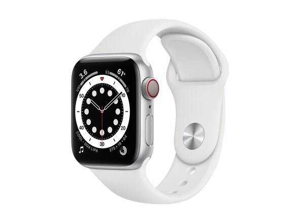 Image Montre connectée APPLE Watch SE 2 Caoutchouc Blanc 44 mm