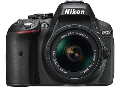 Appareils photos numériques NIKON Reflex D5300 Noir + AF-P DX NIKKOR 18-55 VR Noir