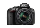 Appareils photos numériques NIKON Reflex D5300 Noir + AF-S DX NIKKOR 18–55mm f/3.5–5.6G VR Noir