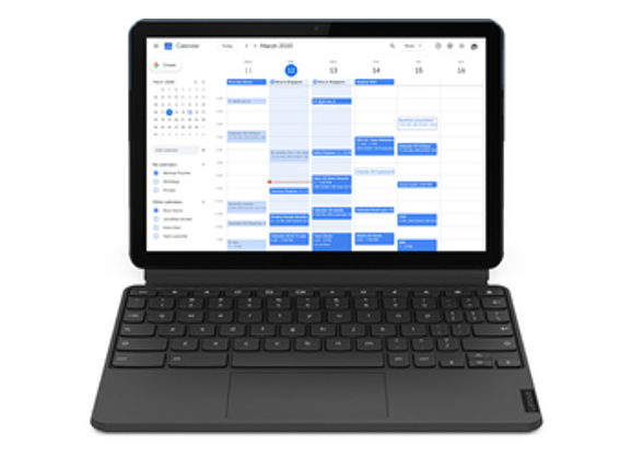 Image Tablette LENOVO ChromeBook IdeaPad Duet CT-X636F Noir 64 Go Wifi 10.1