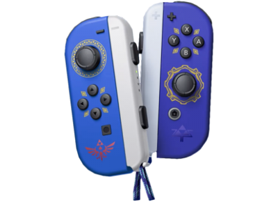 Acc. de jeux vidéo NINTENDO Manette Sans Fil Joy-Con Edition Spéciale Zelda Skyward Sword Bleu Switch