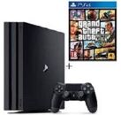 Console SONY PS4 Pro 1 To Noir + 1 Manette + Gran Theft Auto V